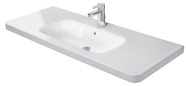 Duravit Möbelwaschtisch DuraStyle 120cm mit Überlauf, mit Hahnlochbank, 1 Hahnloch