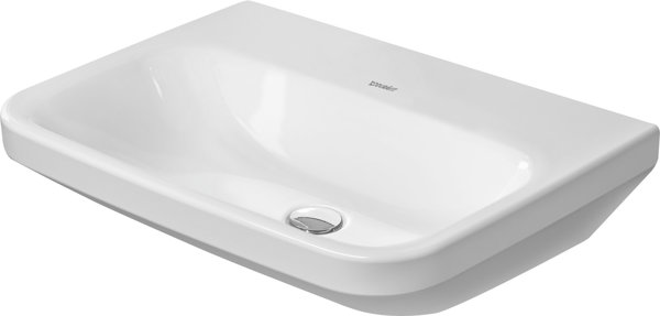 Duravit Waschtisch DuraStyle Med 60cm, ohne Überlauf, mit Hahnlochbank, ohne Hahnloch