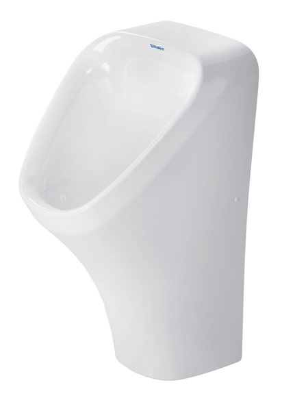 Duravit Urinal DuraStyle Dry, wasserloser Geruchsverschluss, Abgang waagrecht, ohne Fliege, rimless,...