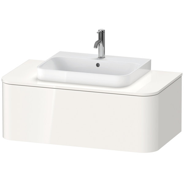 Duravit Happy D.2 Plus Vanity unit for wall-mounted console, 1000x550 mm, 1 pull-out, for furniture ...