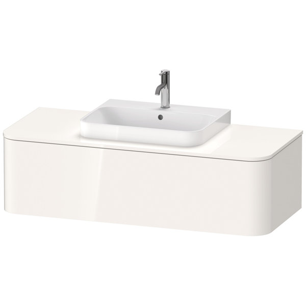 Duravit Happy D.2 Plus Vanity unit for wall-mounted console, 1300x550 mm, 1 pull-out, for furniture ...