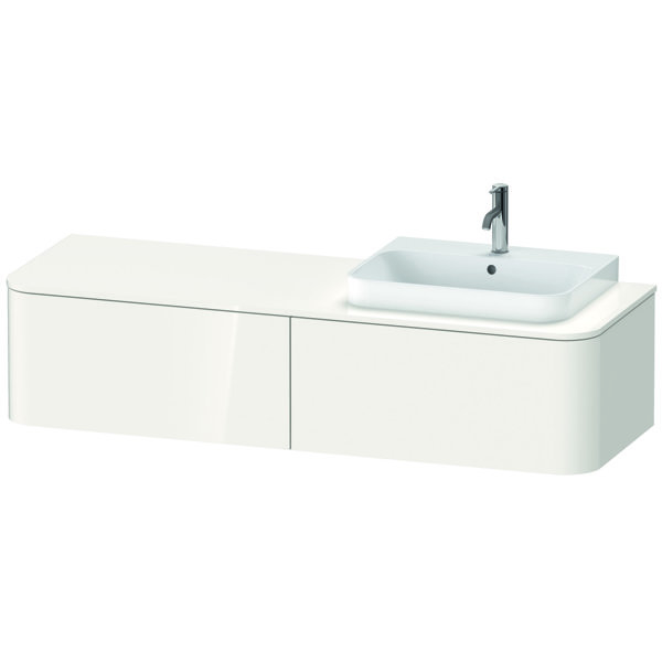 Duravit Happy D.2 Plus Vanity unit for wall-mounted console, 1600x550 mm, 2 pull-outs, for furniture...