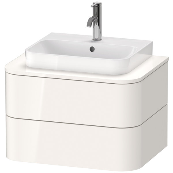 Duravit Happy D.2 Plus Vanity unit for wall-mounted bracket, 650x480 mm, 2 drawers, for top-mounted ...