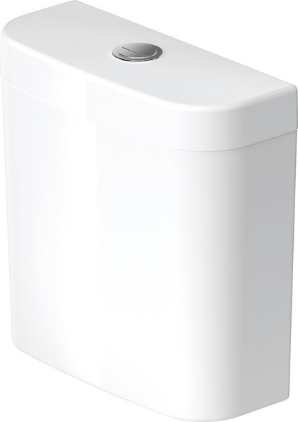 Duravit cistern Happy D.2, with IG 6L chrome, connection on the side