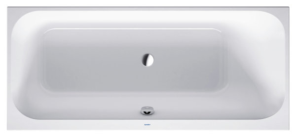 Duravit bathtub Happy D.2 170x75cm, backshrink right, 700313, built-in version.
