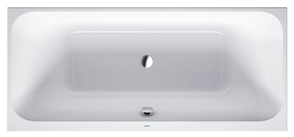 Duravit bathtub Happy D.2 180x80cm, two back slides, 700314, built-in version.