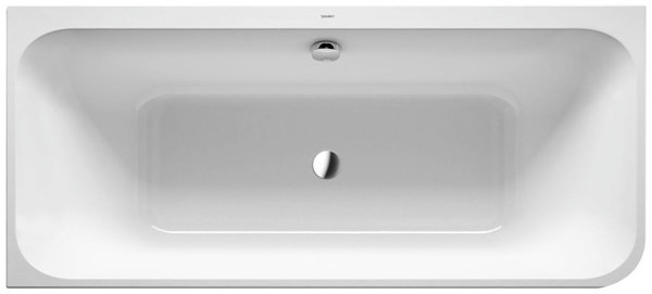 Duravit bathtub Happy D.2 Plus 180x80cm, corner left 700449, 2 back slopes, with acrylic coating in ...