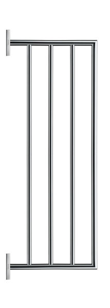 Duravit square towel rail 60 cm, chrome