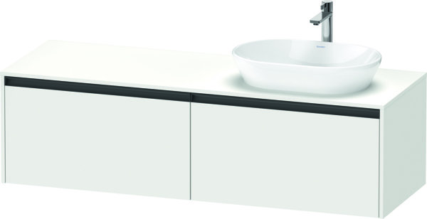 Duravit Ketho.2 vanity unit, basin cutout right, 1600x459x550mm, K24889R