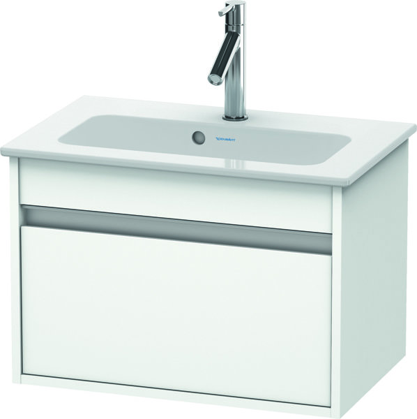 Duravit Ketho Vanity unit wall hung Compact 6422, 1 drawer, 600mm, for ME by Starck 234263