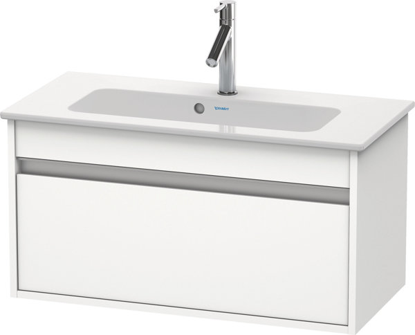 Duravit Ketho Vanity unit wall hung Compact 6423, 1 drawer, 800mm, for ME by Starck 234283