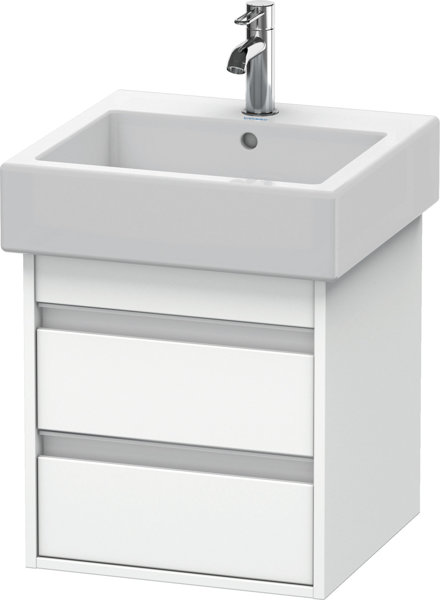 Duravit Ketho Vanity unit wall-mounted 6635, 2 drawers, 450mm, for Vero