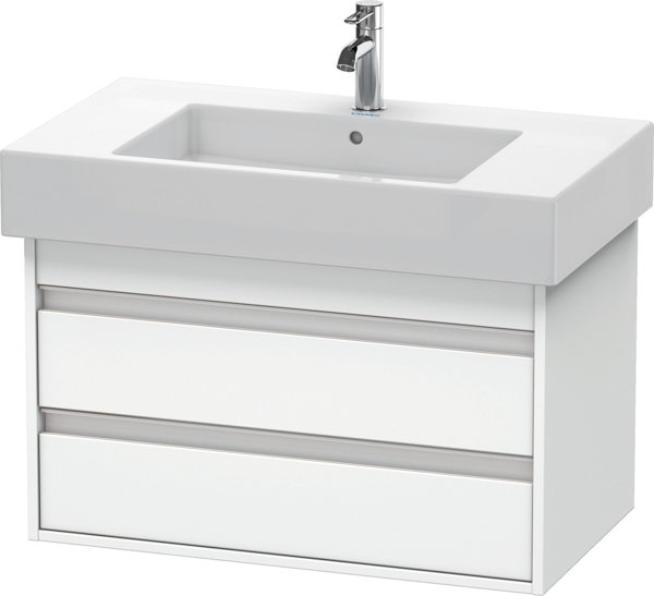 Duravit Ketho Vanity unit wall-mounted 6640, 2 drawers, 800mm, for Vero