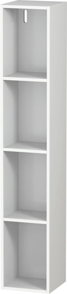 Duravit L-Cube shelf unit, width 180mm, depth 180mm, vertical, 4 shelves