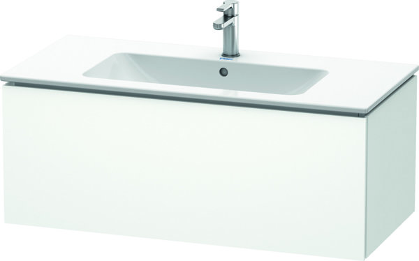 Duravit L-Cube Vanity unit wall-mounted, width 1020mm, depth 481mm, 1 pull-out, suitable for 