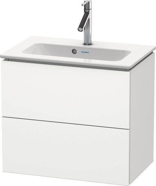 Duravit L-Cube Vanity unit wall-mounted Compact, 2 drawers, width: 620mm, for Me by Starck 234263