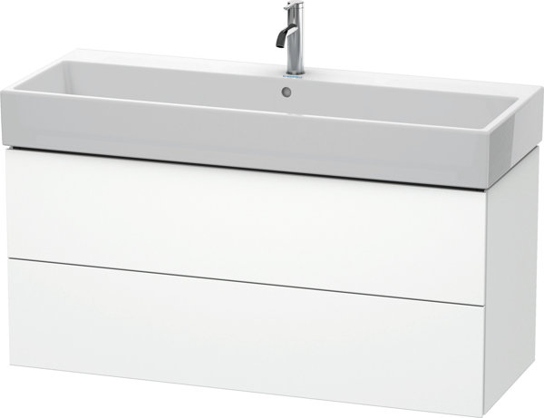 Duravit L-Cube Vanity unit wall-mounted, 2 drawers, 118.4 x 45.9 cm, for Vero Air 235012