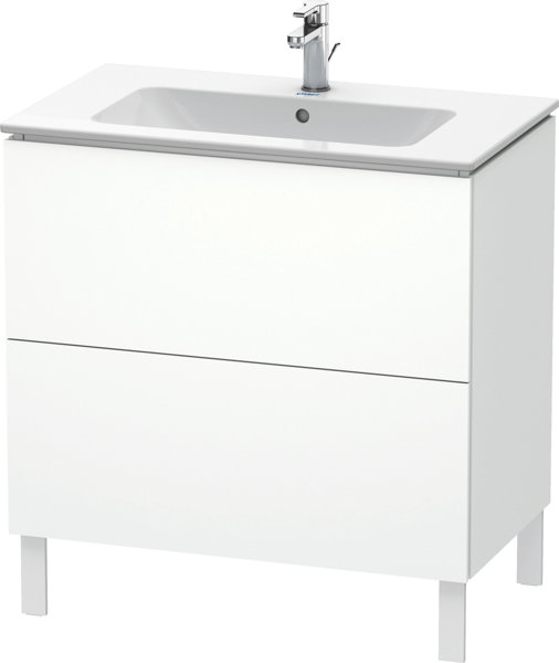 Duravit L-Cube Vanity unit vertical, width 820mm, depth 481mm, 2 pull-outs, suitable for Me by Starck article 233683