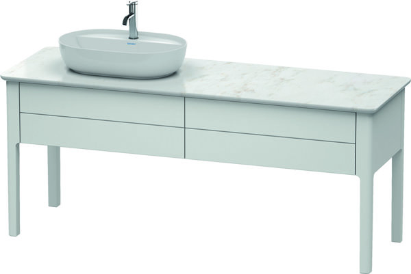 Duravit Luv Vanity unit standing LU9563L, 1733 x 570 mm, 2 pull-outs