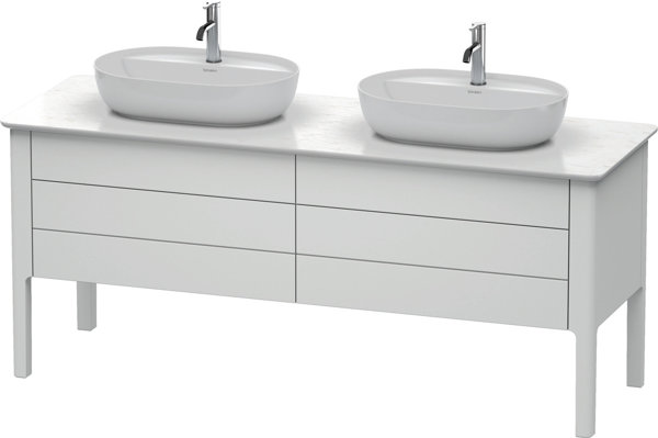 Duravit Luv Vanity unit vertical LU9567B, 1733 x 570 mm, 2 drawers, 2 pull-outs