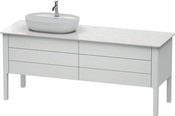 Duravit Luv Vanity unit vertical LU9568L, 1733 x 570 mm, 2 drawers, 2 pull-outs