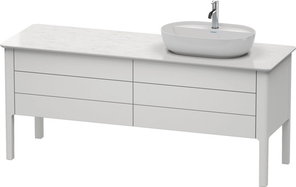 Duravit Luv Vanity unit vertical LU9568R, 1733 x 570 mm, 2 drawers, 2 pull-outs