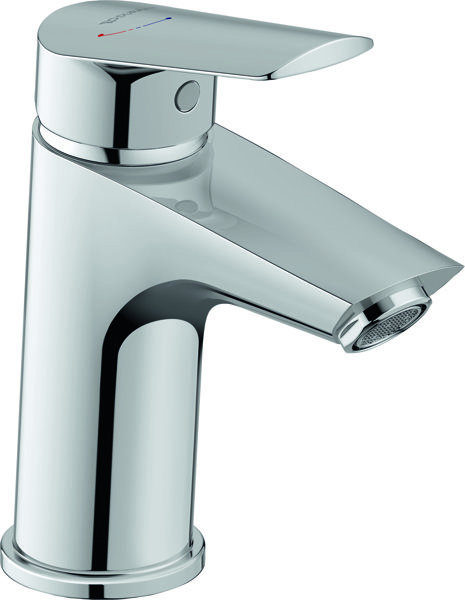 Duravit No.1 S FreshStart basin mixer, without pop-up waste, 100mm projection, N11011002010