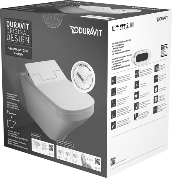 Duravit Set SensoWash® Slim / DuraStyle Wall-WC, 631001