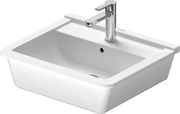 Duravit built-in washbasin Starck 3 56cm, 1 tap hole