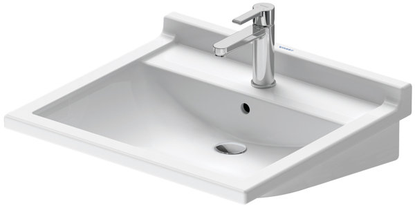 Duravit washbasin Starck 3 Vital 60cm, 1 tap hole