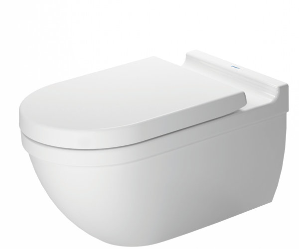 Duravit Starck 3 wall-hung WC, dishwasher, for SensoWash WC seat