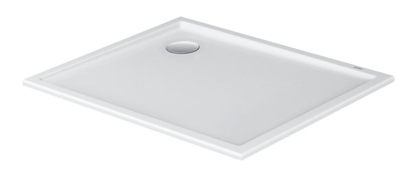 Duravit Starck Slimline rectangular shower tray, 100x80 cm, white