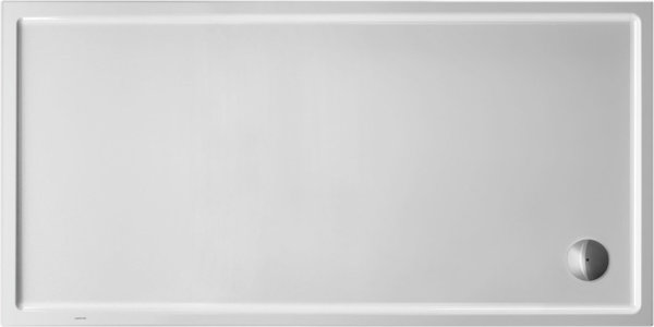 Duravit Starck Slimline rectangular shower tray, 180x80 cm, white