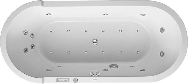 Duravit whirlpool Oval Starck 1800x800mm, Combisystem E