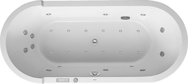 Duravit Whirlpool Oval Starck 1800x800mm free standing Combisystem E