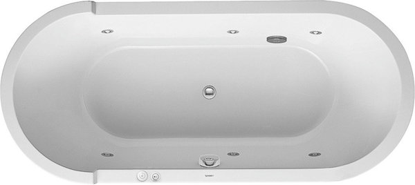 Duravit Whirlpool Oval Starck 1800x800mm free standing jet system