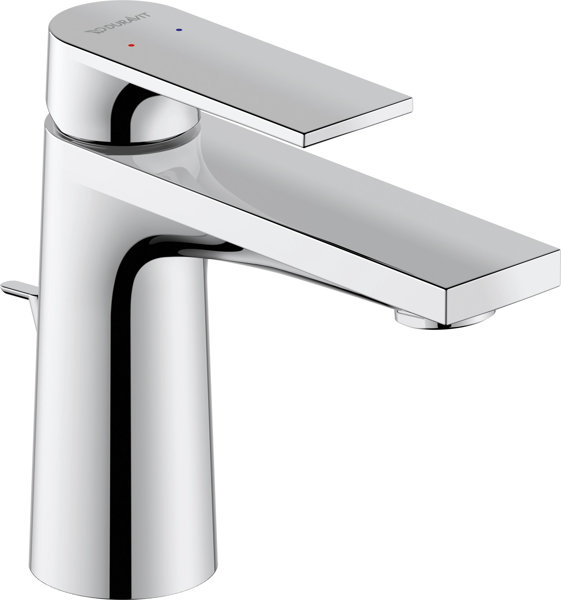 Duravit Tulum S basin mixer, with pop-up waste, projection 110mm, TU1010001010