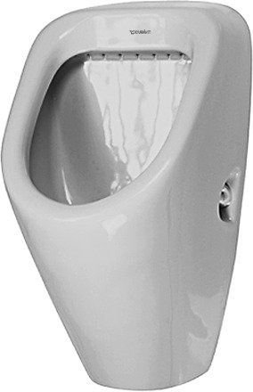 Duravit urinal Duraplus, inlet and outlet without lid, suction, white
