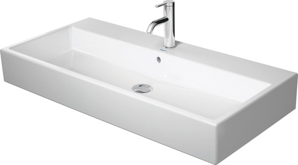 Duravit Vero Air Möbelwaschtisch 100x47cm, mit Überlauf, mit Hahnlochbank, 1 Hahnloch