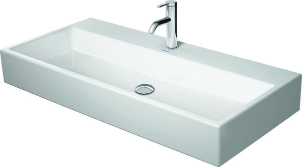 Duravit Vero Air Möbelwaschtisch 100x47cm, ohne Überlauf, mit Hahnlochbank, 1 Hahnloch