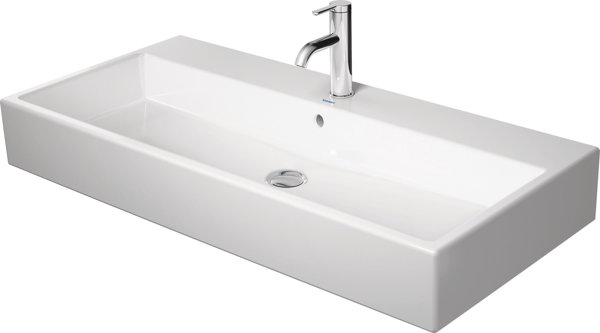 Duravit Vero Air Möbelwaschtisch 100x47cm, mit Überlauf, mit Hahnlochbank, ohne Hahnloch