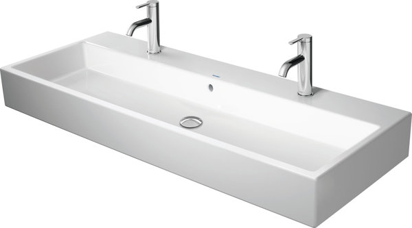 Duravit Vero Air Möbelwaschtisch, 120x47cm, mit Überlauf, 2 Hahnlöcher, geschliffen, 2350120026