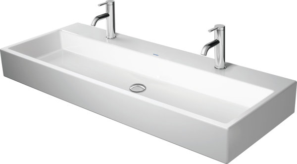 Duravit Vero Air Waschtisch, 120x47cm, ohne Überlauf, 2 Hahnlöcher, 2350120043