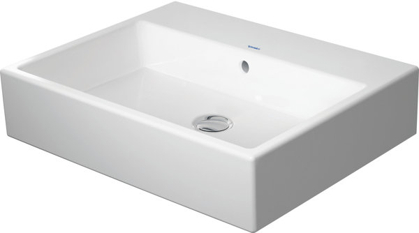 Duravit Vero Air Waschtisch 60x47cm, mit Überlauf, mit Hahnlochbank, ohne Hahnloch, geschliffen