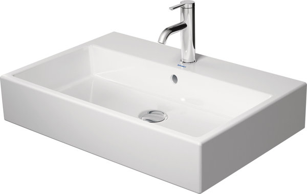 Duravit Vero Air Möbelwaschtisch 70x47cm, mit Überlauf, mit Hahnlochbank, ohne Hahnloch