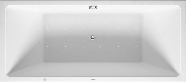 Duravit whirlpool Vero Air 1800x800mm freestanding with two back slopes, seamless acrylic cladding, ...