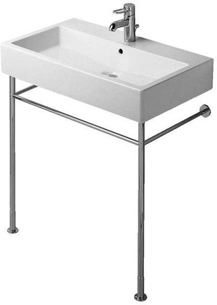 Duravit metal console Vero for 045480, height adjustable, chrome