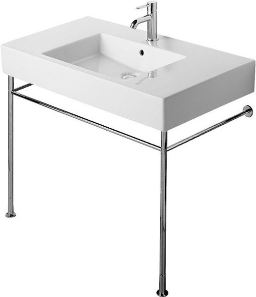 Duravit metal console Vero for 032985, height adjustable, chrome