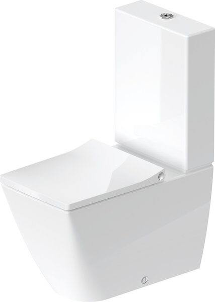 Duravit Viu Stand-WC Combination 219109, Rimless, 350x650 mm, Wash Down