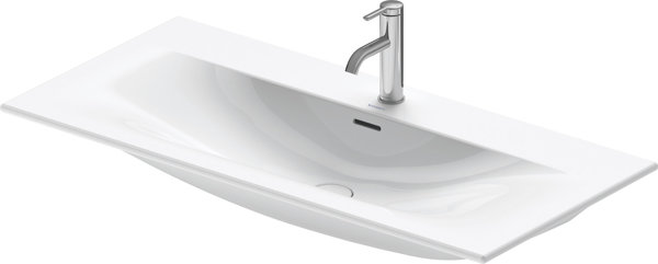 Duravit Möbelwaschtisch Viu 234410, 1030 mm, mit Überlauf, mit Hahnlochbank, 1 Hahnloch